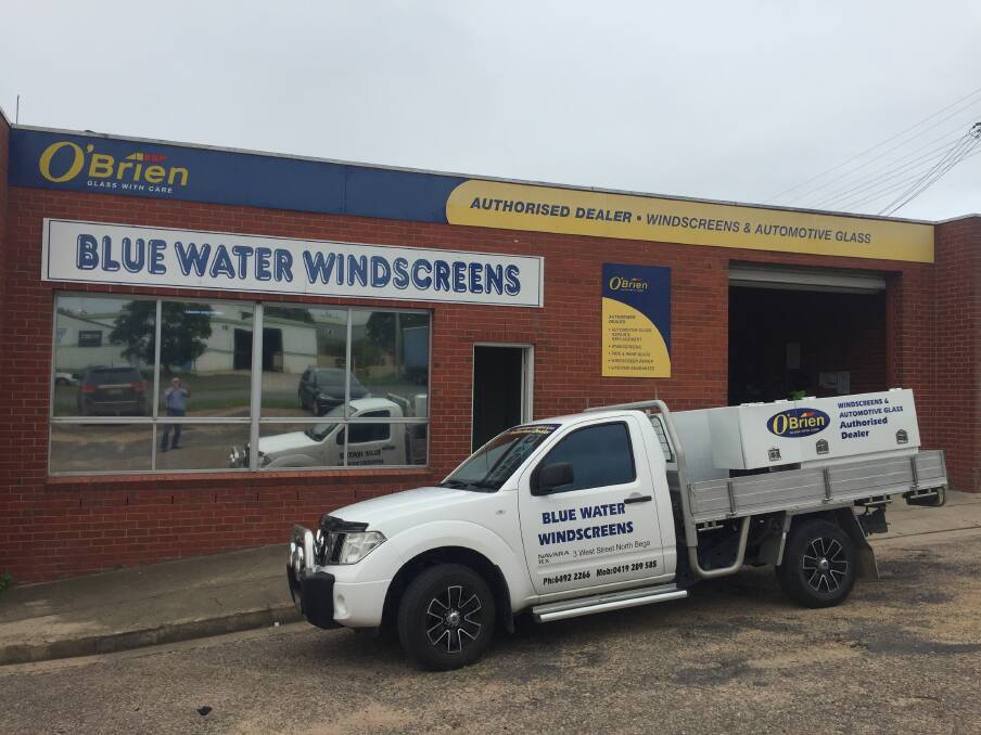 JOB DONE RIGHT: Blue Water Windscreens is an O'Brien's Automotive Glass authorised dealer.
