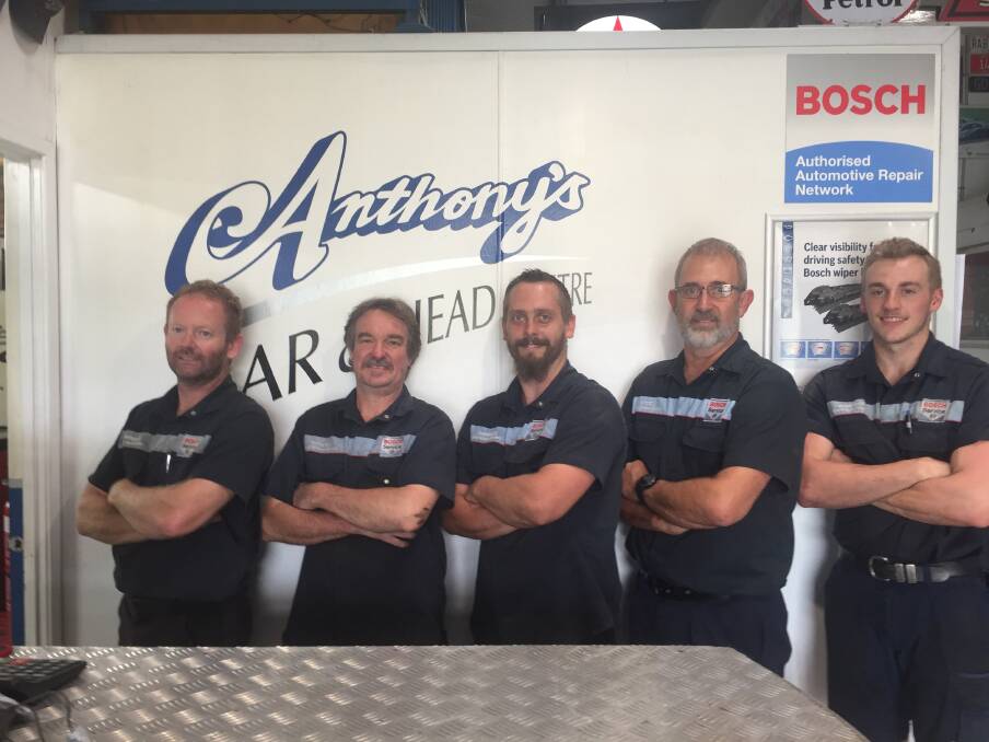 TOP NOTCH: The hard working and conscientious team at Anthony's Car & Head Centre.