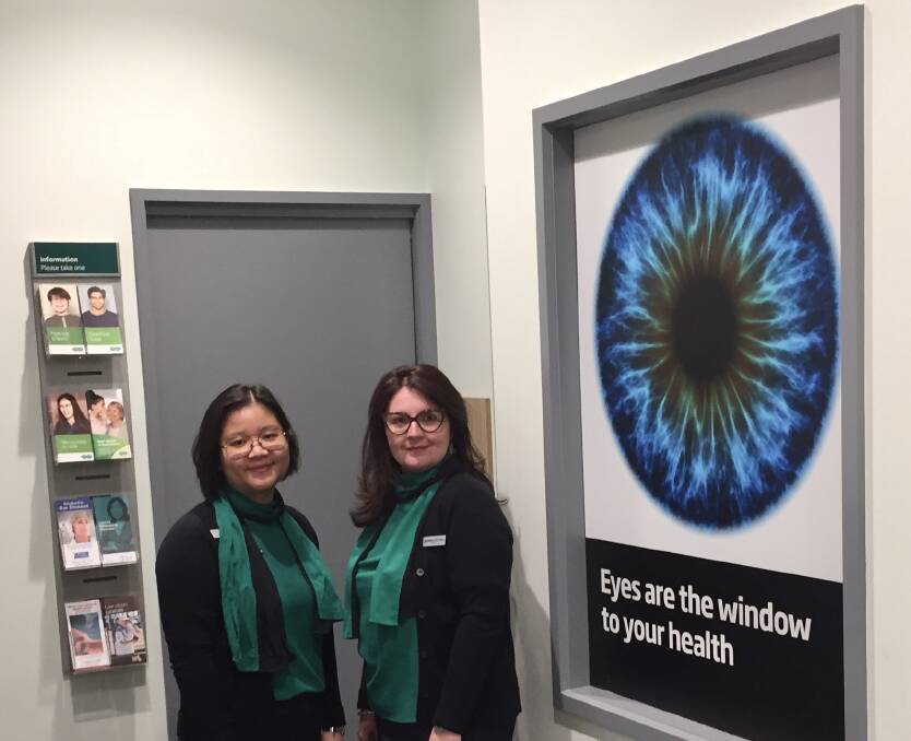 VISIONARY: Specsavers Bega co-owners, optometrist partner Vivian Vuong and retail partner Lisa Redfern are thrilled to celebrate the store's first birthday.