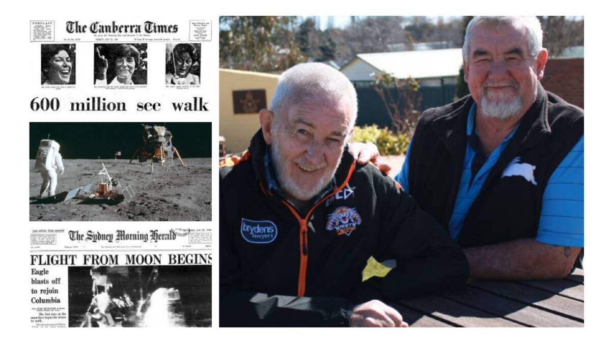 The fortunes of Vietnam veterans Bill Wilcox and Frank 'Frankie' Hunt are inextricably linked with the day man first walked on the moon.