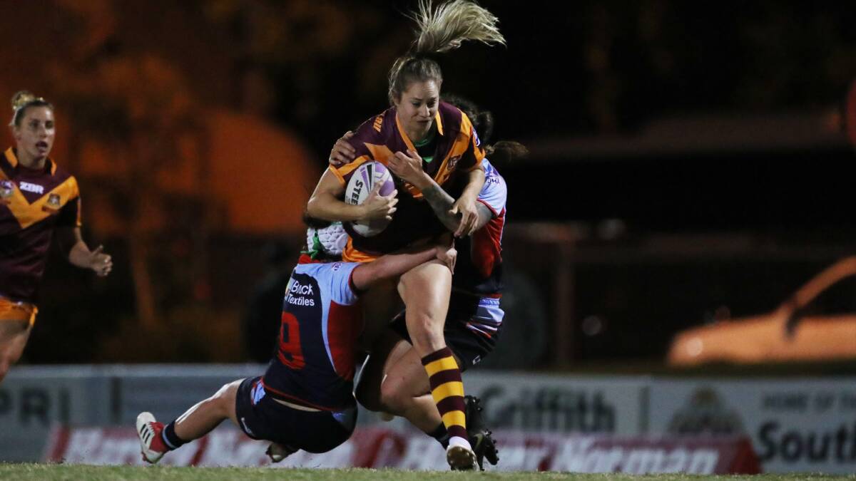 Driving force: Kezie Apps hopes to play a key role in NSW Country's National Women's Championship defence. Picture: NRL Imagery/Jason O'Brien.