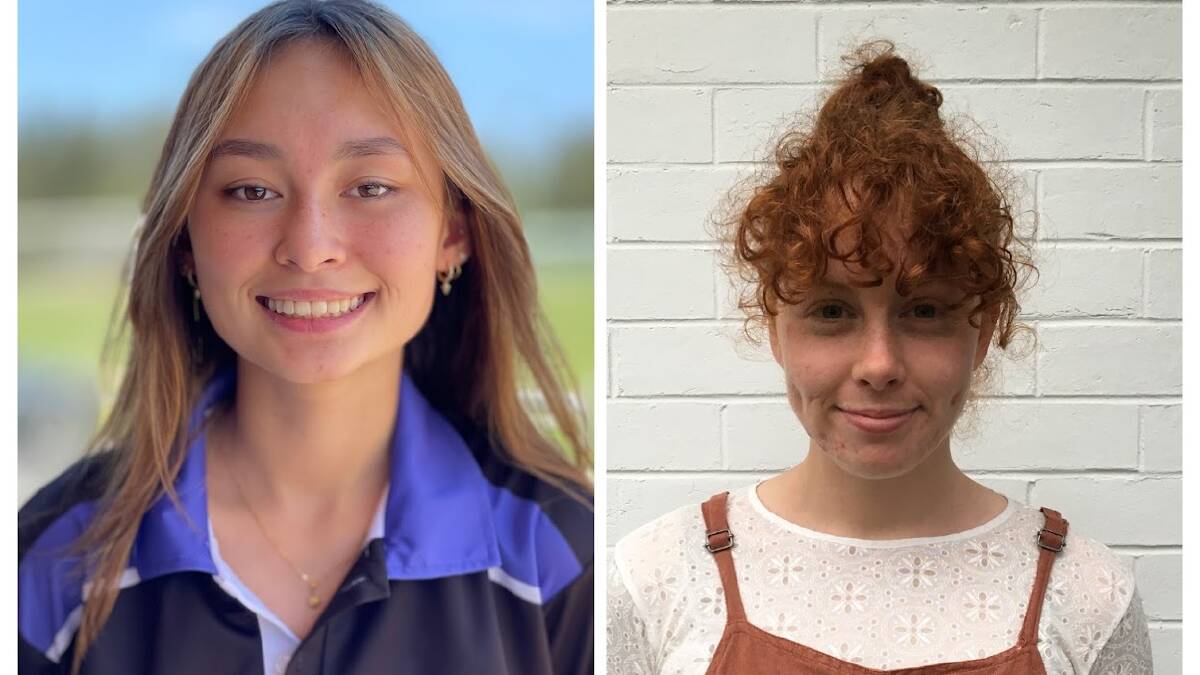 Daytona Porter and Zoe Pentin have been jointly named Bega Valley Shire's Young Citizens of the Year. 
