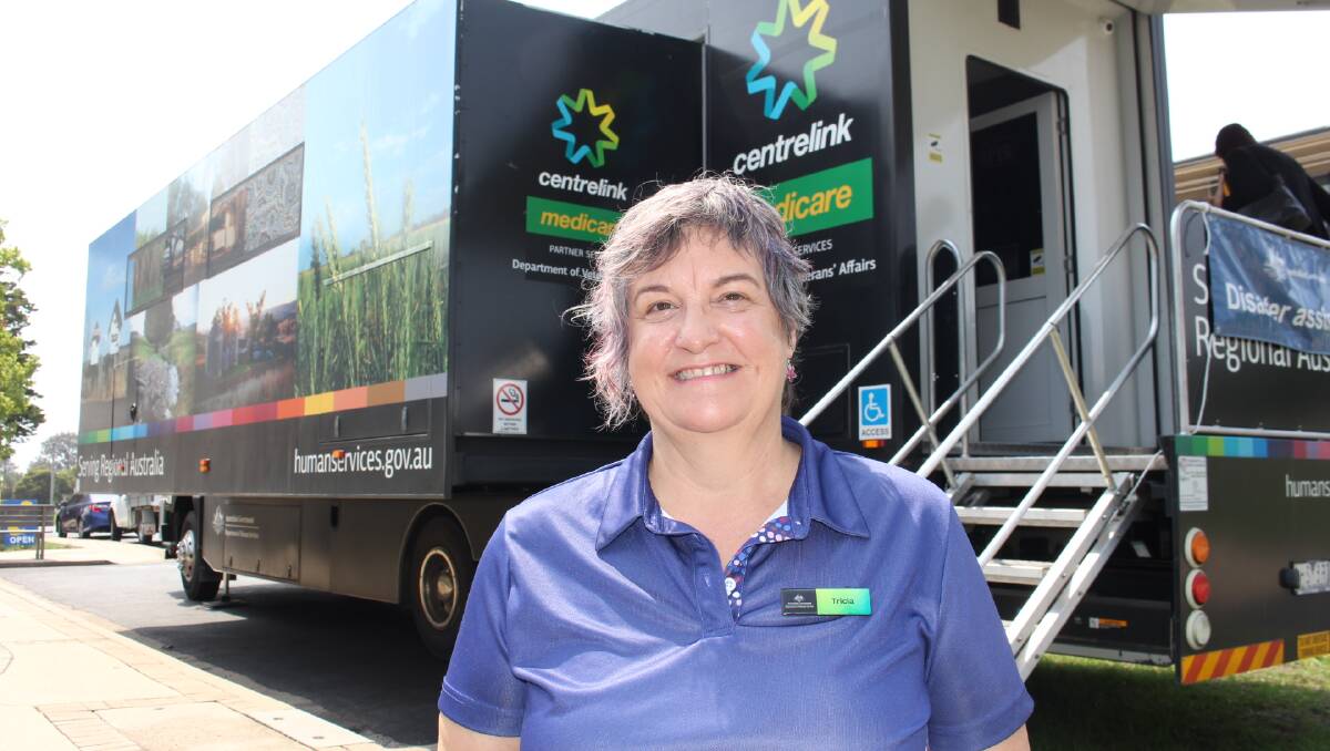 Mobile centre manager Tricia Florent has urged those impacted by the bushfires to make a claim for the federal government's disaster recovery payment or loss of income allowance.