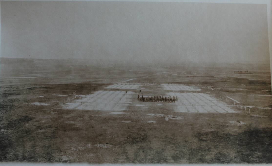 A photo taken by Thomas Harley of the Villers Bretonneux graves.
