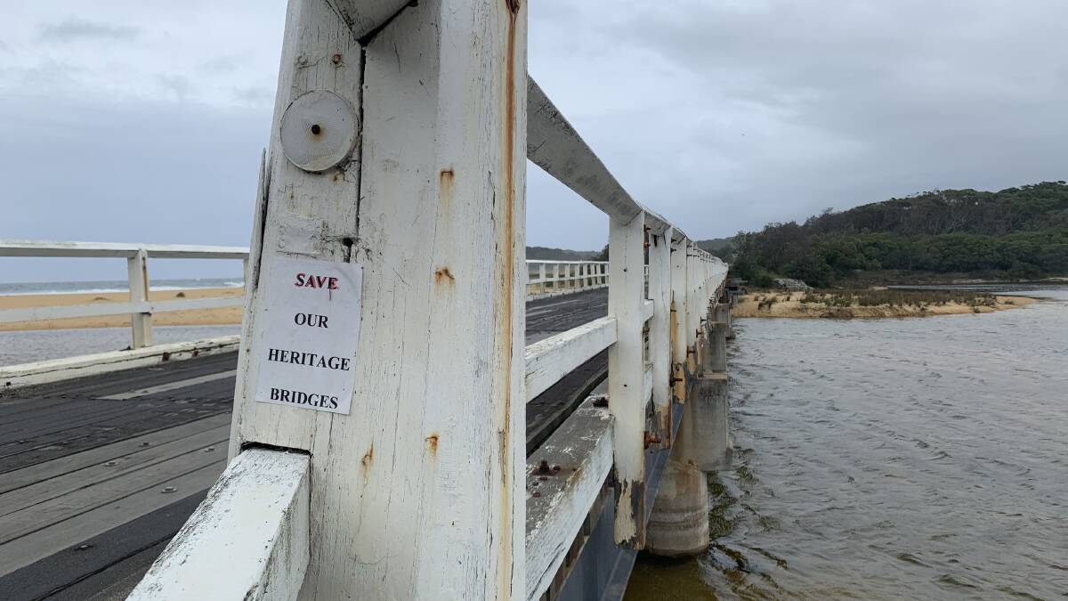 Cuttagee bridge has been the subject of concerted effort by the community to save it from demolition and replacement by a two-lane concrete bridge. Photo: Ellouise Bailey