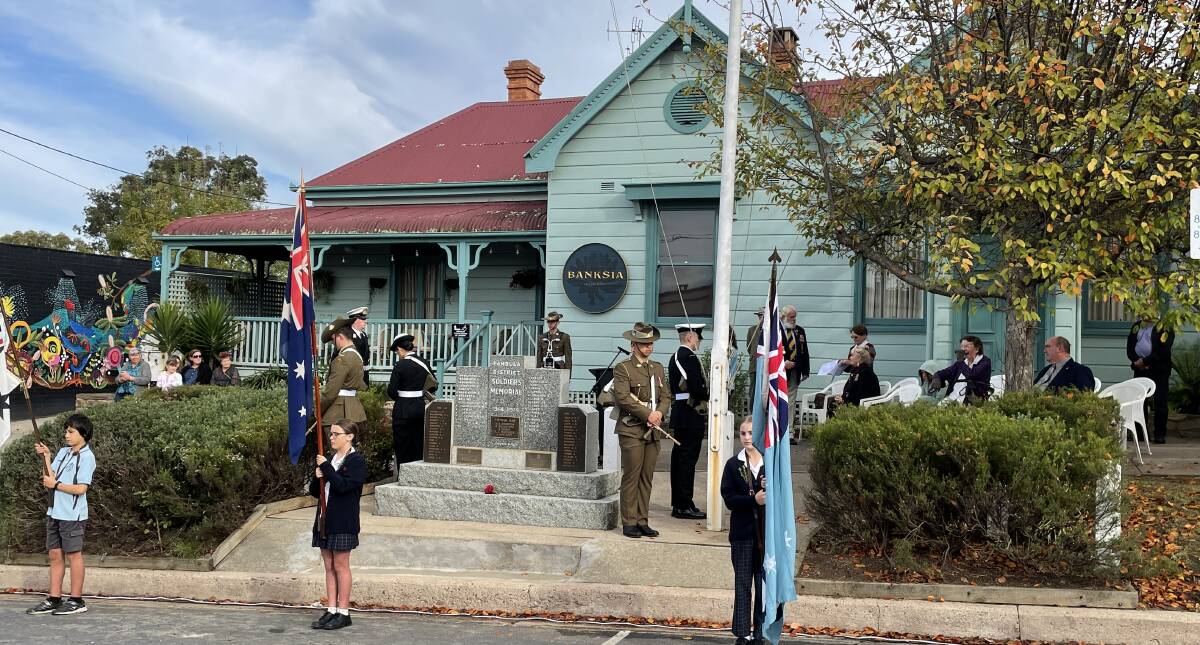 The Anzac Day service at Pambula in 2022. Picture by Denise Dion
