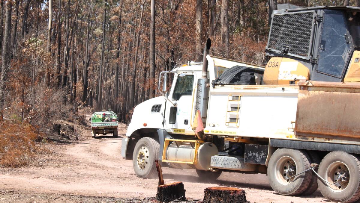 Many Forestry workers and contractors have been focused on fighting the fires.