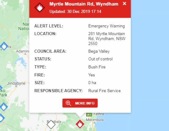 Emergency fire warning for Wyndham