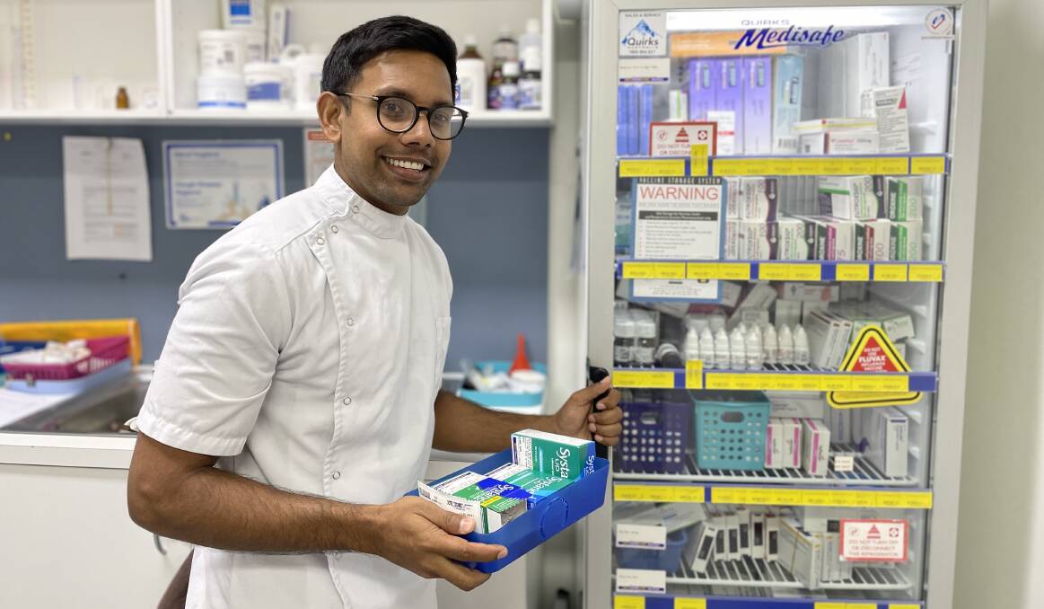 New pharmacist at Direct Chemist Outlet, Merimbula, Viji Ranjan. Picture by Denise Dion 