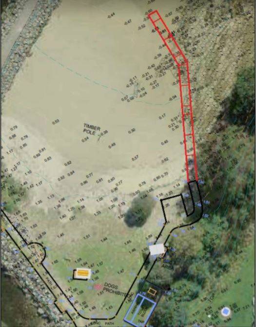 The current layout sees a shorter ramp length with a cost of $169,900 which is within the remaining budget for the Bruce Steer Pool site.