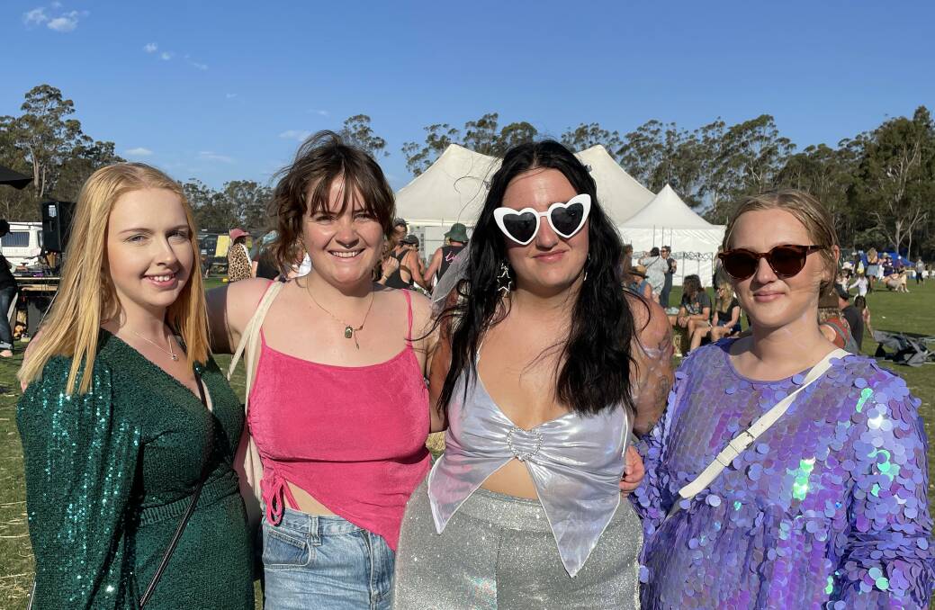 Tahana Tinson of eden, Alice Wiebe, Pambula, Jade Washbourne, Eden and Cass Swadling, Melbourne. Picture by Denise Dion