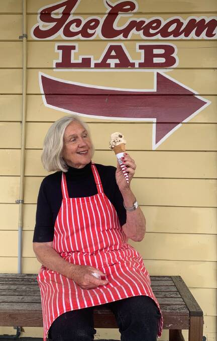 Sandra McCuaig at her Ice Cream Lab at Bodalla Dairy Shed. Picture: Tim the Yowie Man
