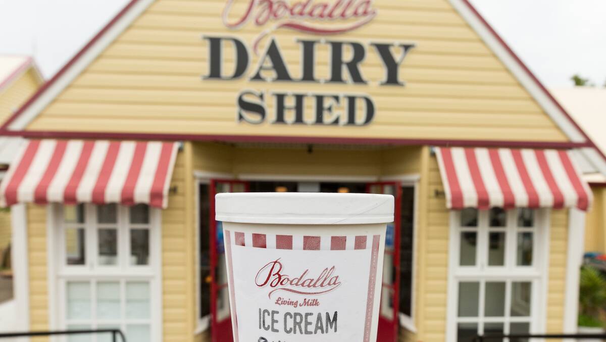 Bodallas Dairy Shed is the ultimate ice cream stop on the Princes Highway. Picture: Supplied