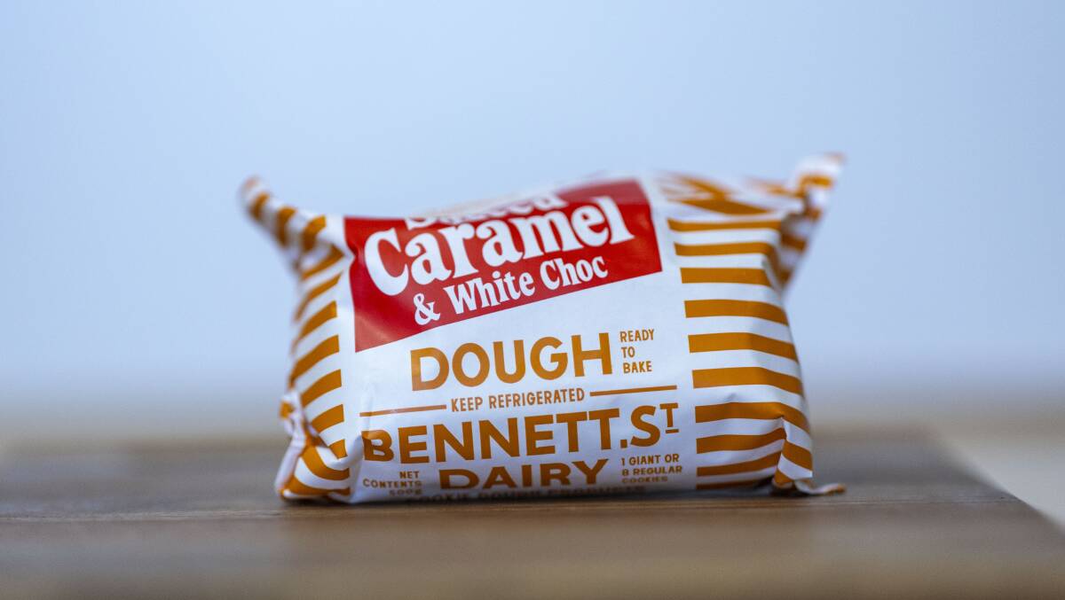 Bennett St Dairy's Salted Caramel and White Chocolate is amazing raw. Picture by Gary Ramage