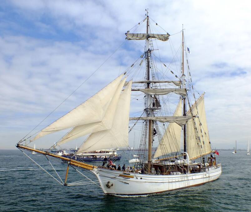 The Soren Larson.  Photo: Sydney Harbour Tall Ships.