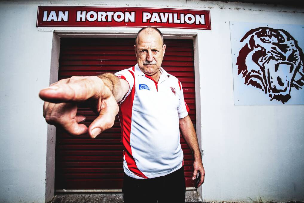 We Want You. Eden Tigers Rugby League past player and life member Sheldon Wykes is hoping for a full revival of the club. Picture: Rachel Mounsey