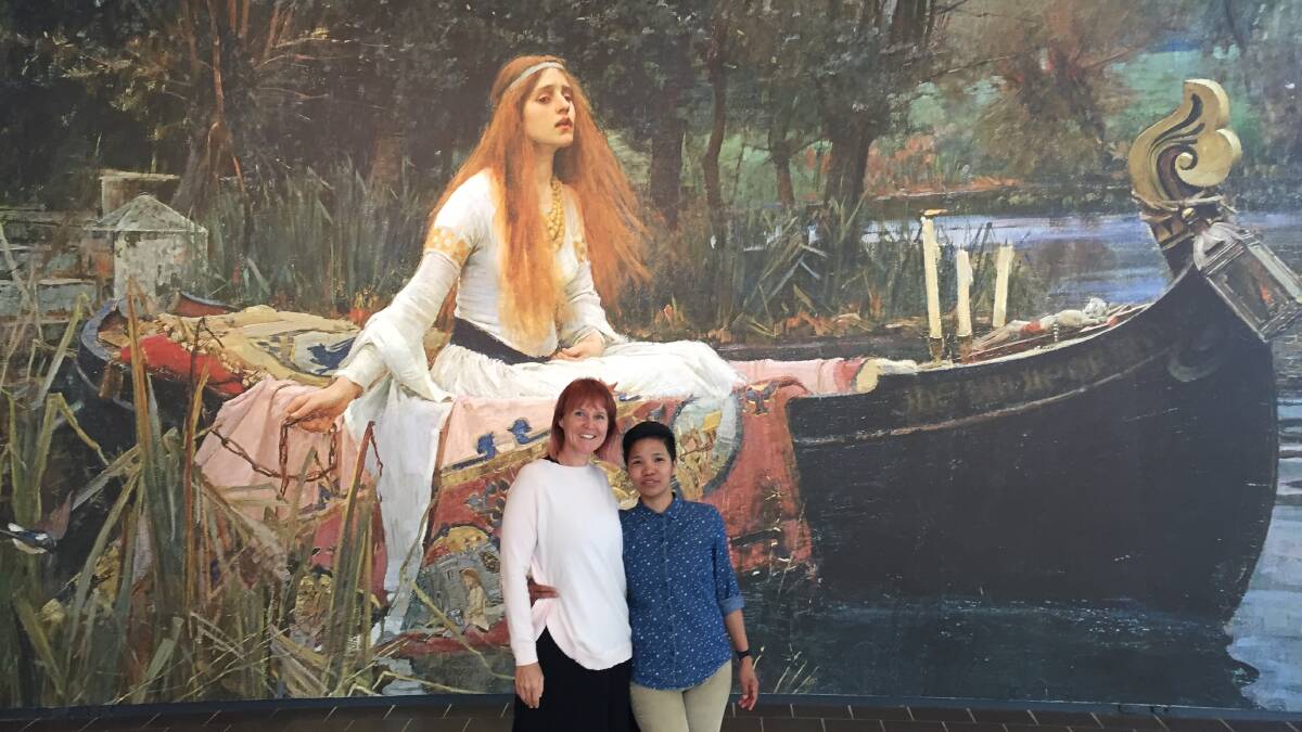 Ms Insch saw the National Gallery of Australia was running a competition to tie in with Love & Desire: Pre-Raphaelite Masterpieces from the Tate.
