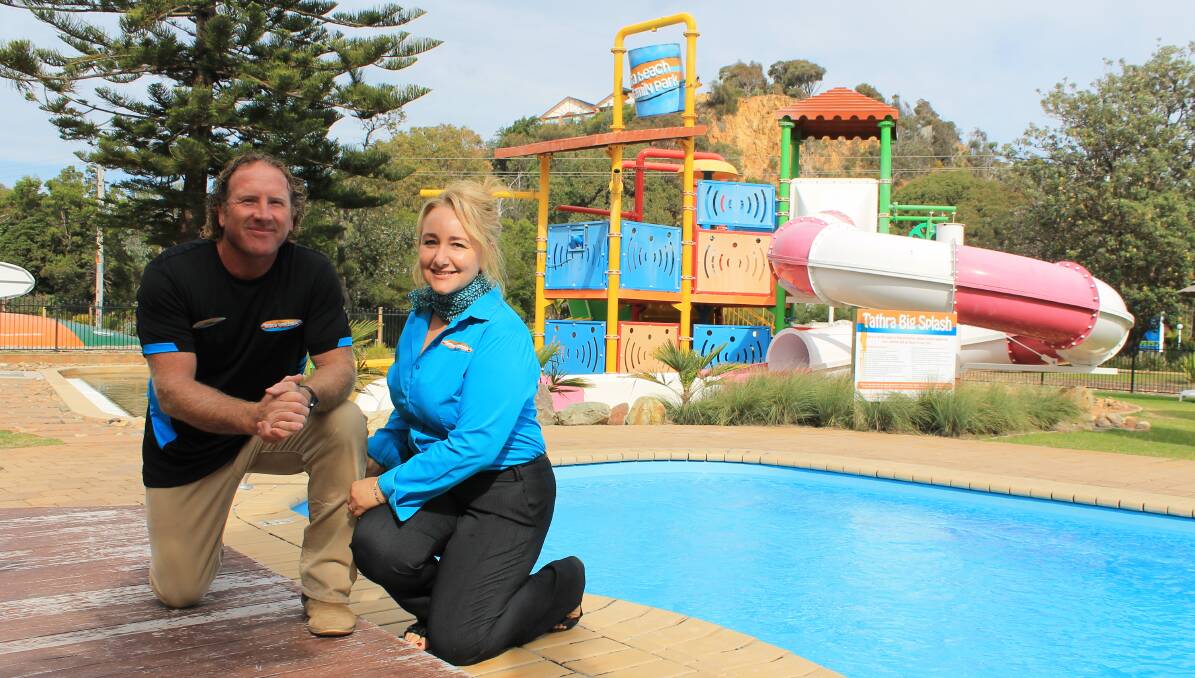 NUMBER ONE: Tathra Beachside managers and part owners Tim and Carmen Risby are happy to have topped The Star Ratings Gold List. 