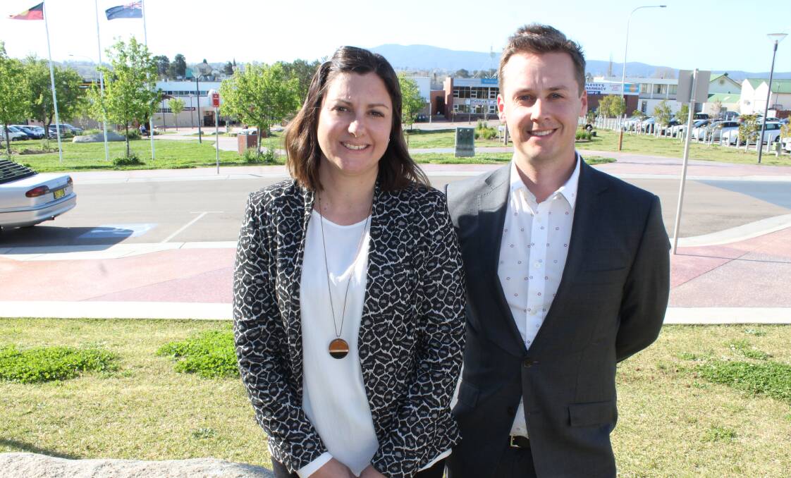 LEADERSHIP TEAM: Bega Valley Shire Mayor Kristy McBain and Deputy Mayor Mitchell Nadin.