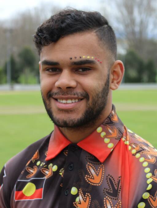 Darnell Andy of Bega at the NAIDOC Week celebrations on Friday. 