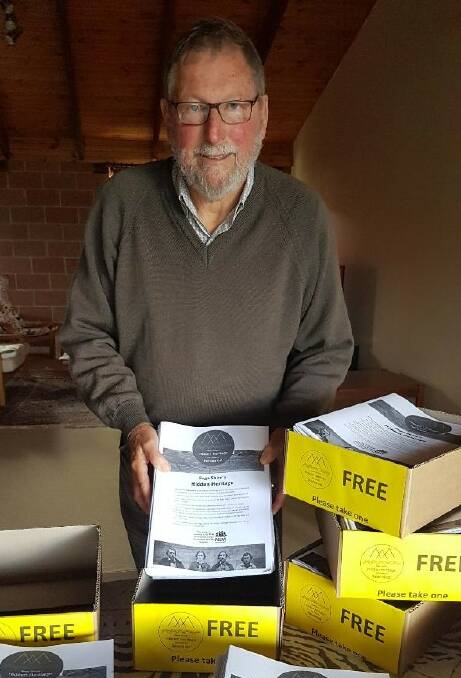 Peter Lacey is excited to release free copies of Bega Shire's Hidden Heritage. 