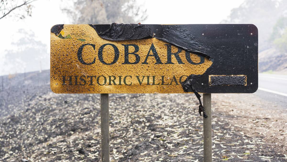 The destruction and trauma of Cobargo in the Badja Forest Road bushfire drew the majority of the national media coverage. Picture: Dion Georgopoulos