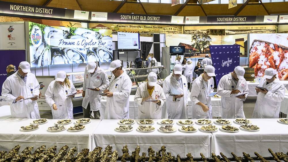 Judging takes place at the Sydney Royal Easter Show. 