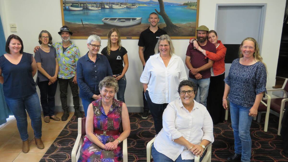 Supporters of the Gourmet Coast Food Trail are Lucy Wilson, Diane and Grant Walker, Karen Lott, Cecilia Matthews, Matthew Hatcher, Megan Payne, Gavin Hughes and Karen Touchie, Sue McIntyre, Fiona Kotvojs and Rose Wright. Picture: Supplied 