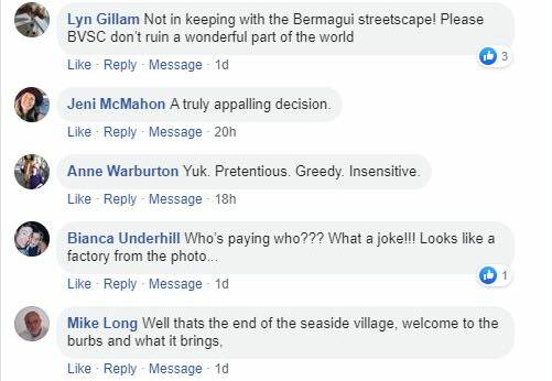 A screenshot of comments under an ACM article on social media announcing the plans for the three-storey home had been approved. Image: Facebook