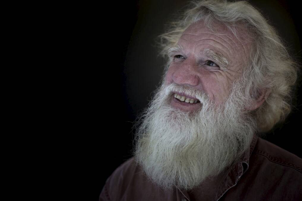 Bruce Pascoe, the author of 2014 book Dark Emu which has sold 500 copies from Candelo Books in Bega.  