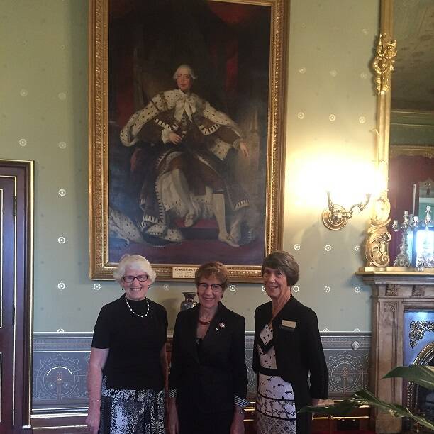 Carleen Maley, NSW Govenor Margaret Beasley and Pat McRae. Picture: Supplied 