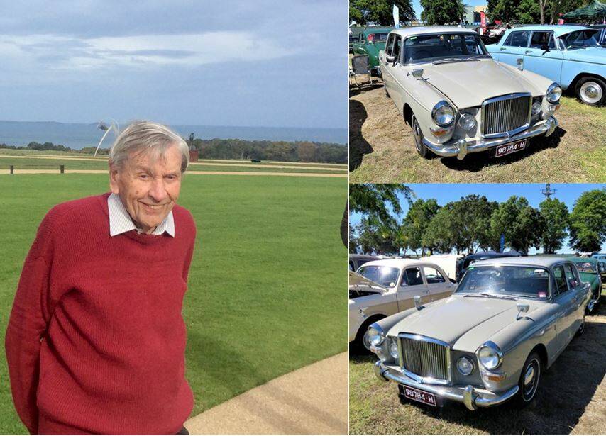 Ronald McMaster and his car, a 1965 Vanden Plas sedan, which the public was asked to look for during the search for him. 
