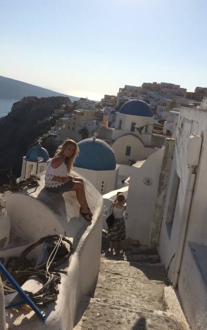 NEW SIGHTS, NEW HOME: Merimbula's Isabelle Philistin has had an amazing opportunity to work as a tour guide in Greece after completing TAFE in Bega. 