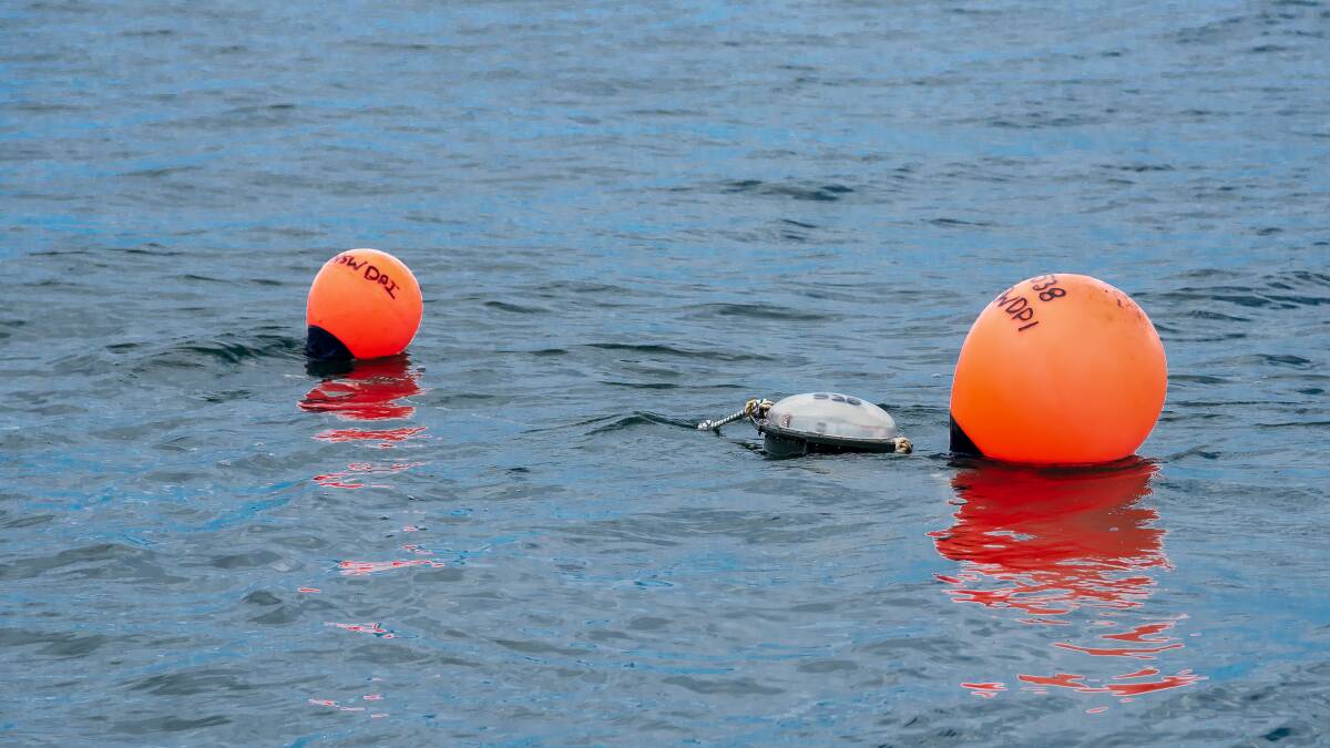 SMART drumline buoys. Picture: NSW DPI 