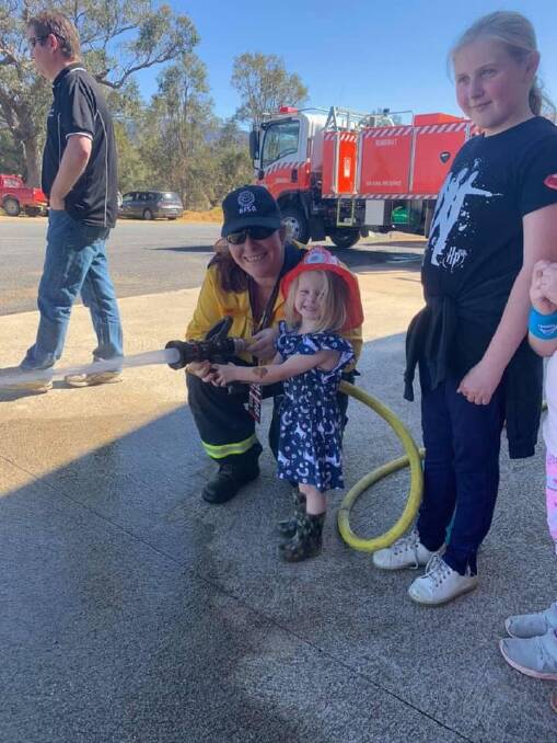 Attendees at Bemboka RFS's Get Ready Weekend event are all smiles. Picture: Bemboka RFS Facebook page 