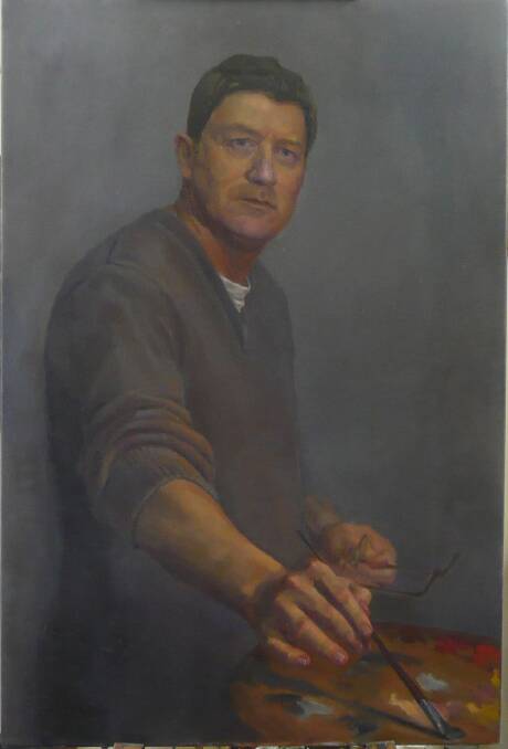 THE ARTIST HIMSELF: A self portrait by Joseph O'Gara he created in 2014. 