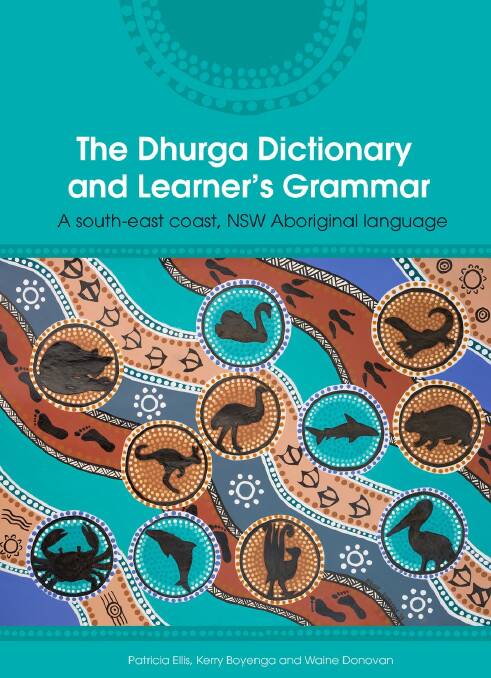 The cover of the Dhurga Dictionary and Learner's Grammar. 