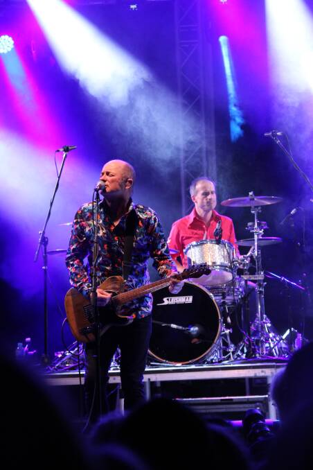 The Hoodoo Gurus take the stage at Band Together in 2018. Picture: Albert McKnight 