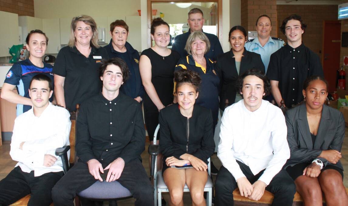 EXCITED FOR THE FUTURE: PCYC Fit For Work participants, supporters and volunteers at the mock interview day in Bega earlier this week. 