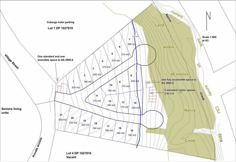 An image of the development taken from the DA's statement of environmental effects on BVSC's website. 