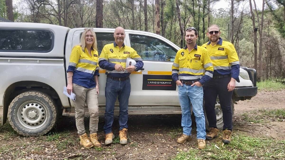 Staff from Laing ORourke are coordinating the clean-up effort across NSW.