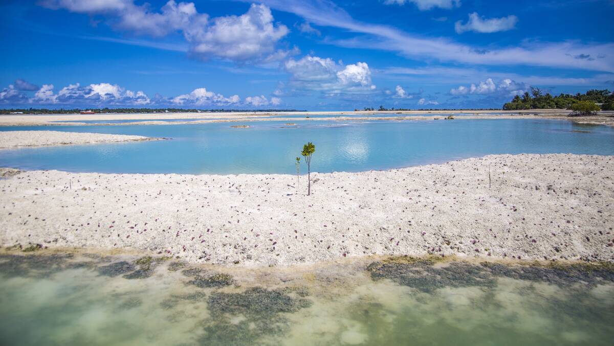 Island nations such as Kiribati could be uninhabitable within decades without proper climate change action. Picture Shutterstock