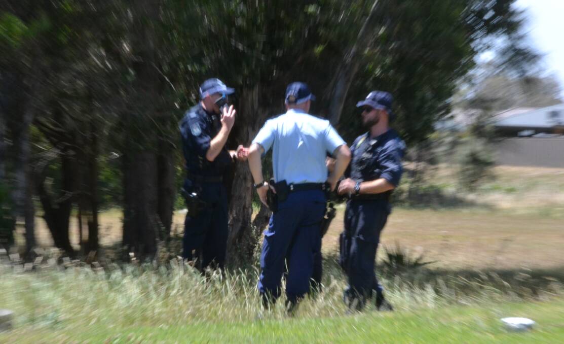QUICK ACTION: A number of South Coast Police investigated Tuesday's suspicious fire at Worrigee, which a nine-year-old boy admitted to starting with a blowtorch.