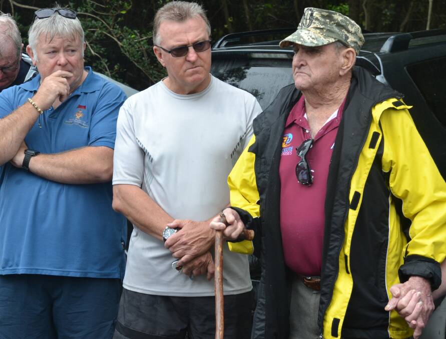 BIG ISSUE: Keith Payne VC was at Gerroa on Wednesday for the launch of the Veterans Surfing Program initial pilot program and spoke to veterans about the imprtance of combating Post Traumatic Stress Disorder.