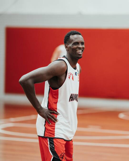 SPECIAL: Deng Deng says the chance to reunite with childhood mate Deng Adel at NBL level is an unexpected blessing. Picture: Hawks Facebook. 