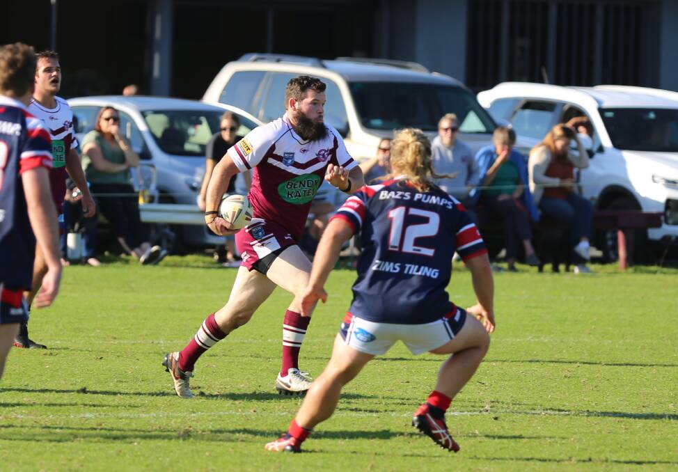 Tathra Sea Eagle Connor Carr scored three first half tries against the Roosters laying the foundation for a 52-10 win on Sunday. 