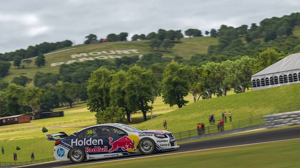 Good looking: A screenshot of Mount Panorama as seen in the iRacing simulator suite shows just how accurate and detailed modern simulators are. Picture: Supercars. 