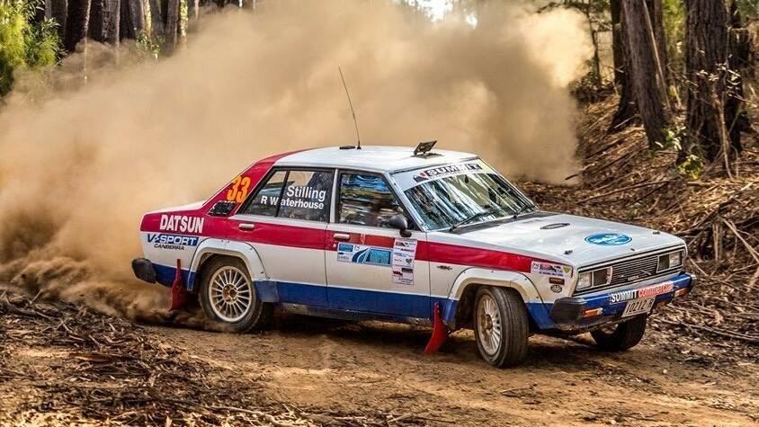 Favourite: Young gun rally driver Chris Stilling is showing good form ahead of a Cooma rally on the weekend after winning three classes in his first drive at Narooma. Picture: supplied. 
