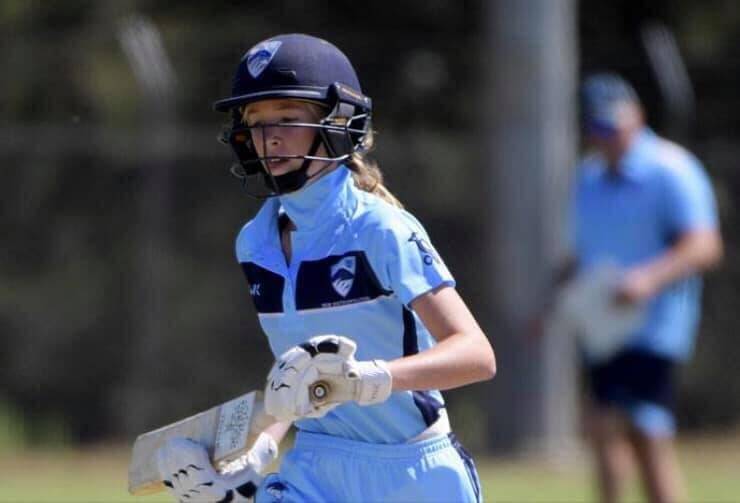 Cricketing prodigy Jade Allen has been named in the Under 19 national cricket team for the upcoming tour of South Africa. Picture: Supplied