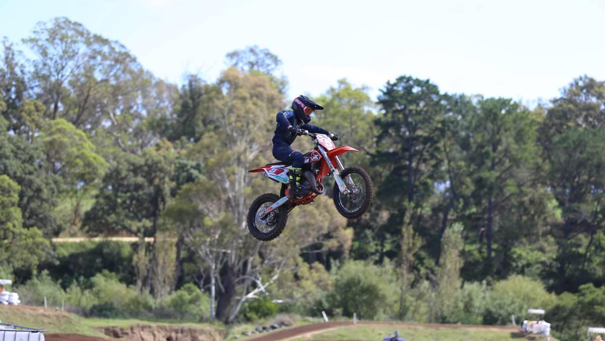 Air time: Around 200 riders enjoyed a full weekend of dirt-slinging fun in the King of MX southern qualifier at the Sapphire Speedway. 